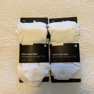 Lululemon Crew Socks (2 Pack)